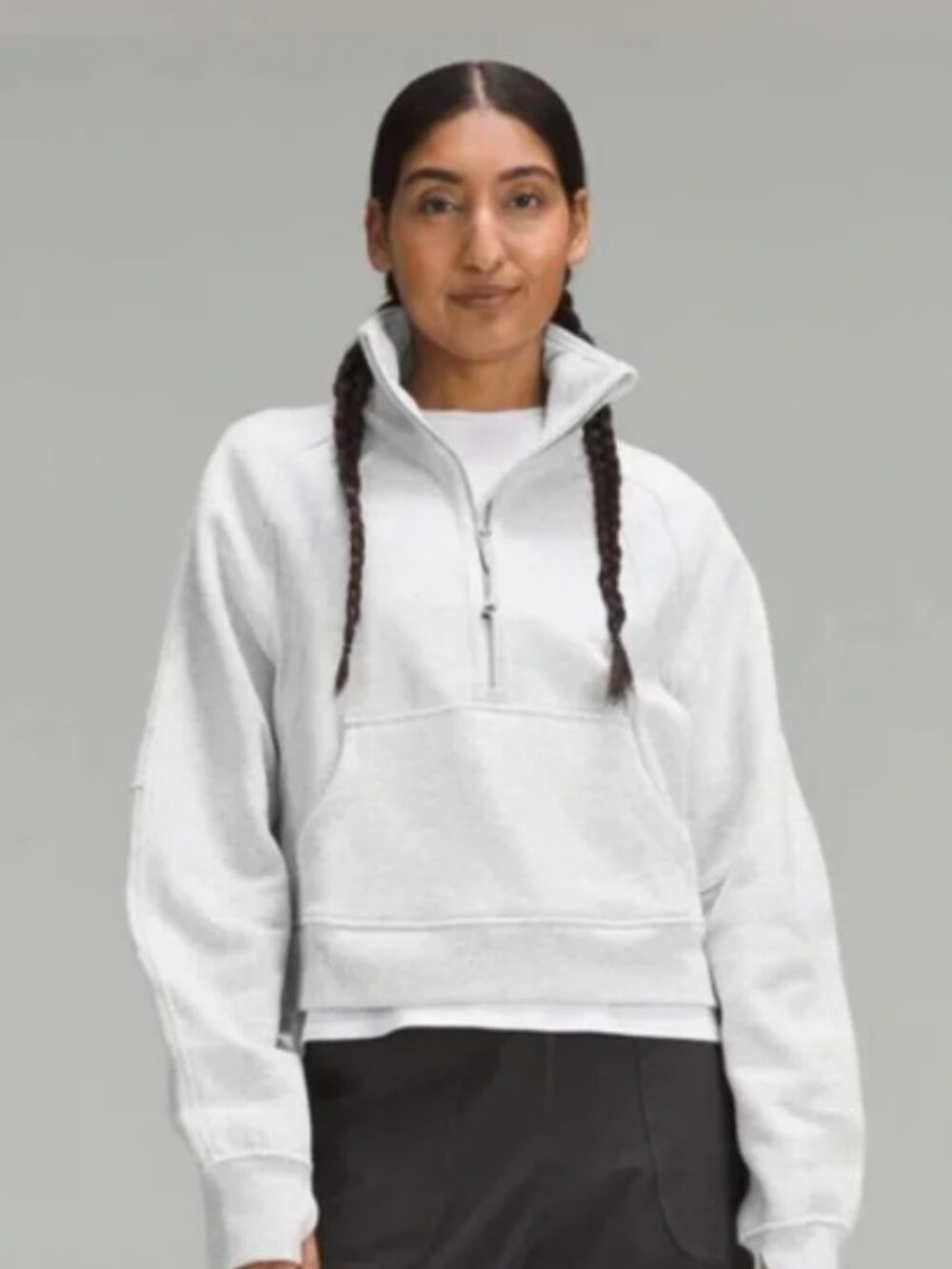 Lululemon scuba oversized funnel-neck half zip